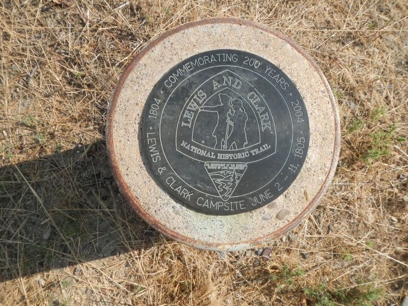 Lewis and Clark National Historic Trail Marker image. Click for full size.