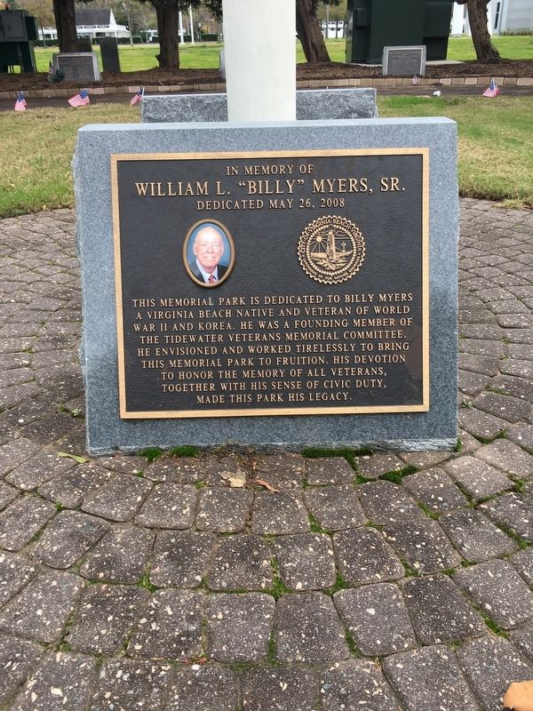 William “Billy” Myers, Sr. Marker Marker. Click for full size. William “Billy” Myers, Sr. Marker Marker image. Click for full size.
