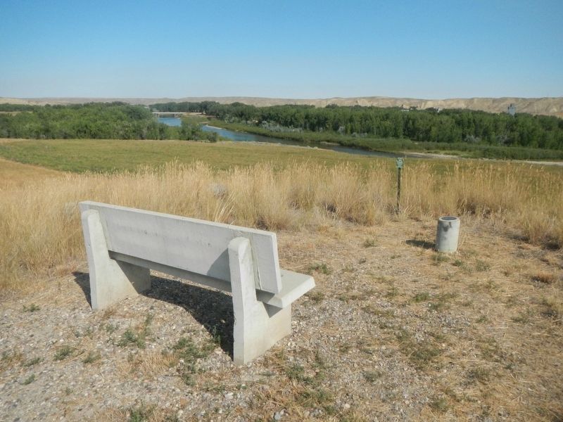 Lewis and Clark National Historic Trail Marker image. Click for full size.