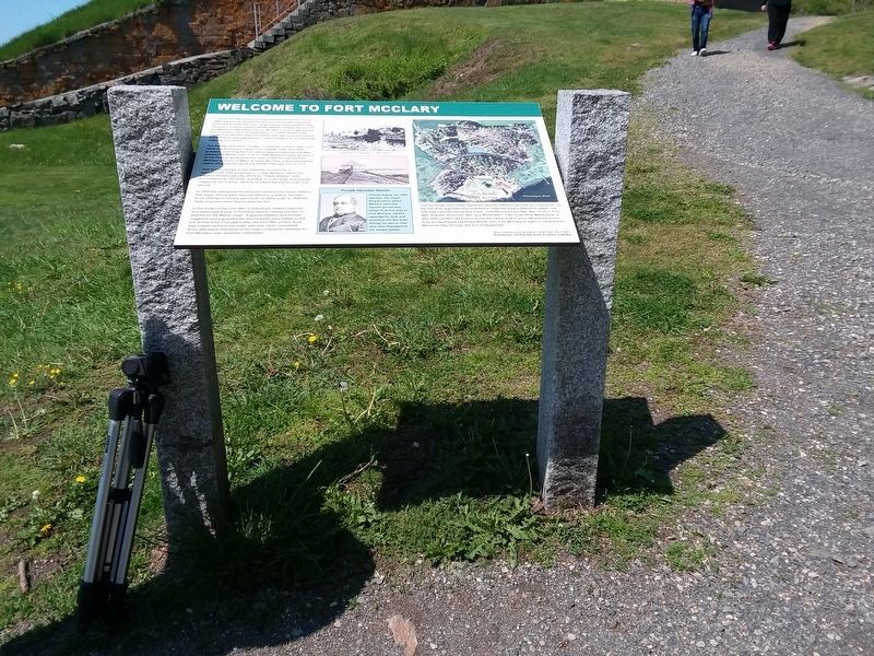 Welcome To Fort McClary Marker. Click for full size. Welcome To Fort McClary Marker image. Click for full size.