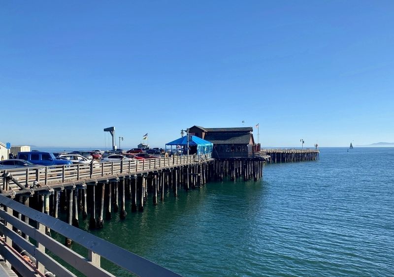 Stearns Wharf - partial view image. Click for full size.