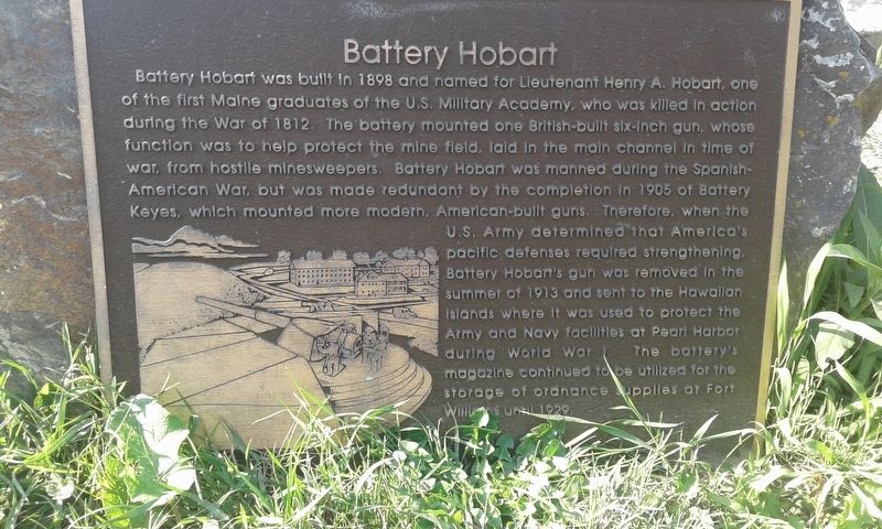 Battery Hobart Marker image. Click for full size.