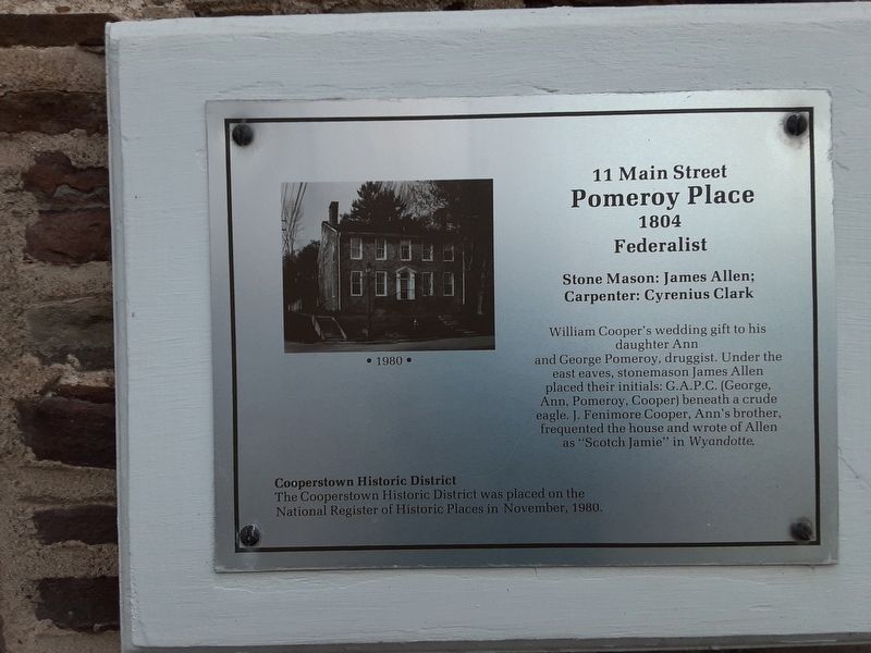 Pomeroy Place Marker image. Click for full size.