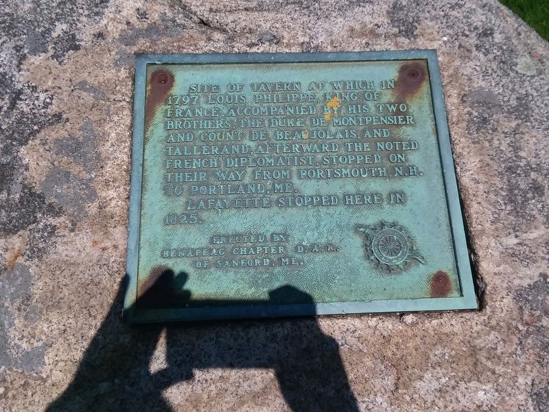Site Of Tavern Marker. Click for full size. Site Of Tavern Marker image. Click for full size.