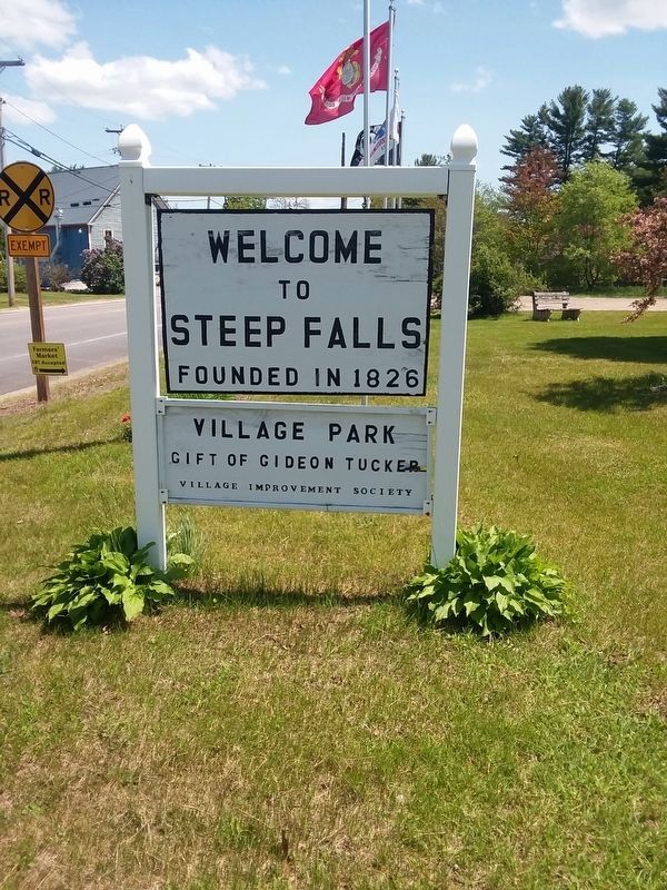 Steep Falls Village Park image. Click for full size.