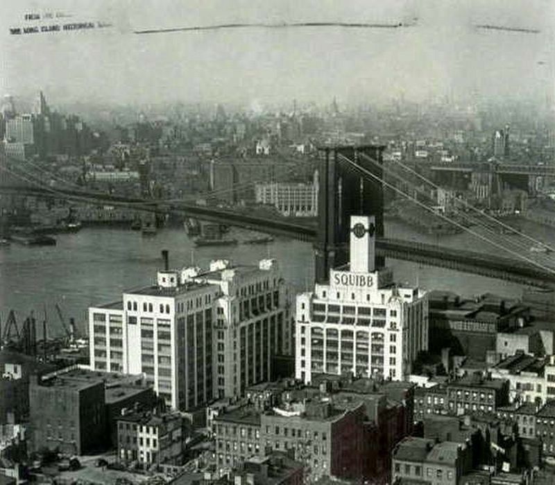 The Squibb plant, later The Watchtower building image. Click for full size.