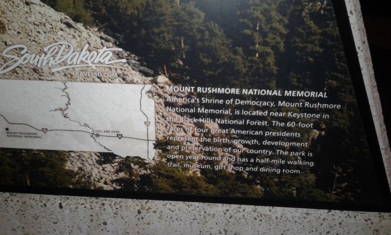 Mount Rushmore National Memorial. Click for full size. Mount Rushmore National Memorial image. Click for full size.