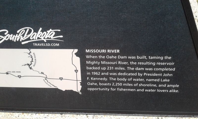 Missouri River Marker image. Click for full size.
