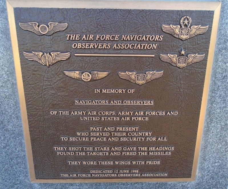 Navigators and Observers Marker image. Click for full size.