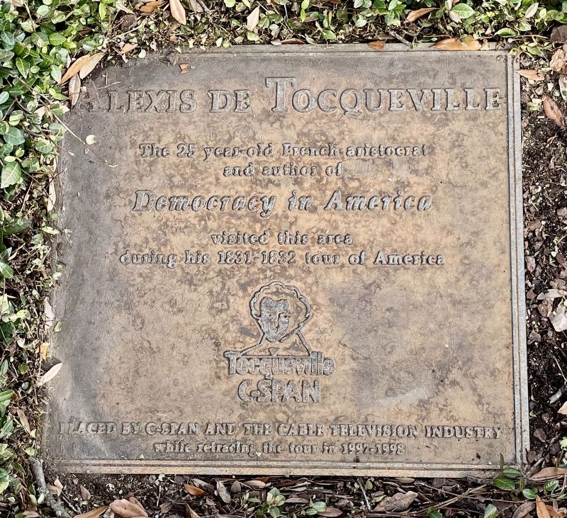 Alexis de Tocqueville Marker. Click for full size. Alexis de Tocqueville Marker image. Click for full size.