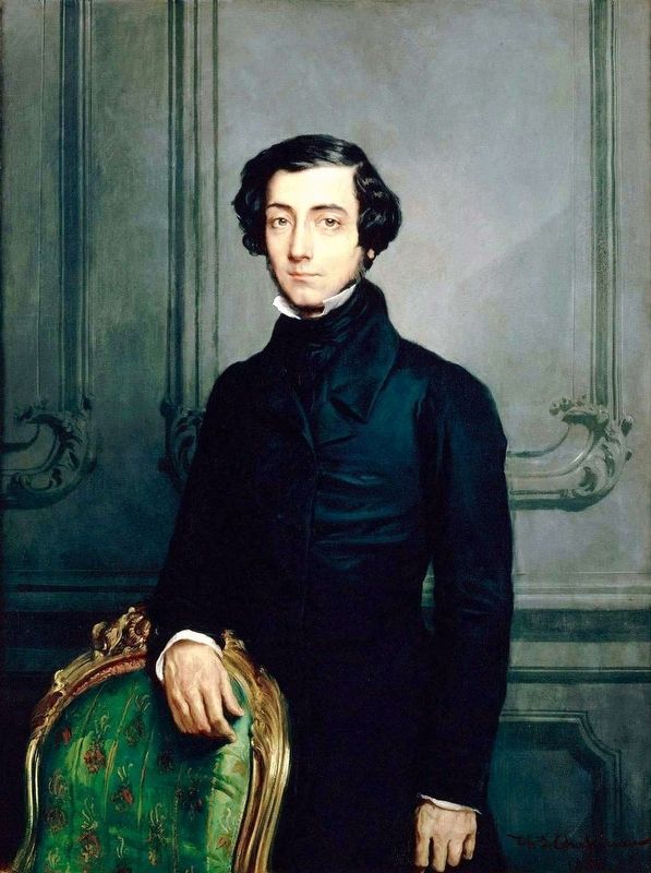 Alexis de Tocqueville portrait. Click for full size. Alexis de Tocqueville portrait image. Click for full size.