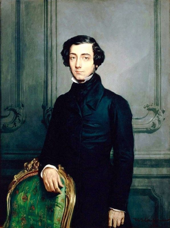 Alexis de Tocqueville portrait image. Click for full size.