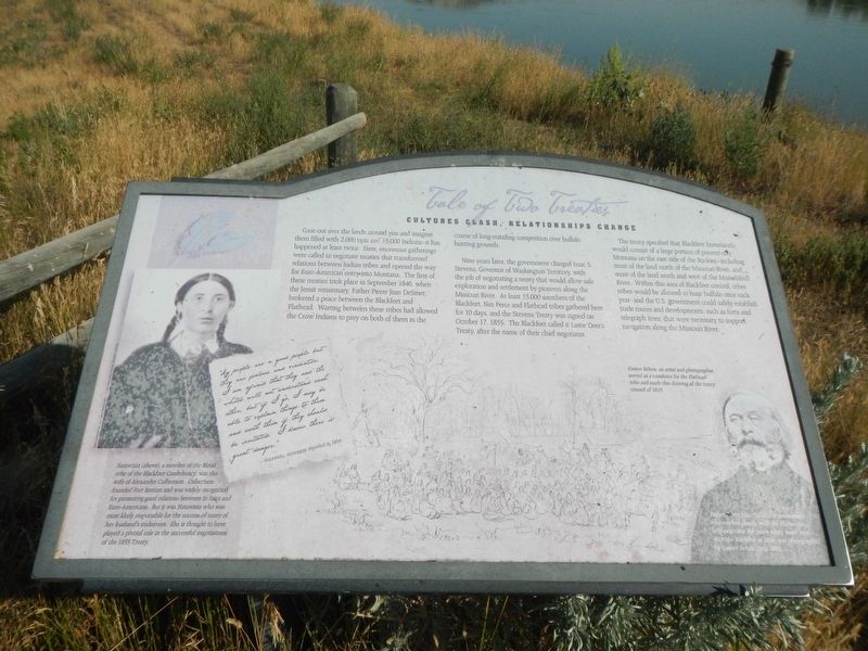 Tale of Two Treaties Marker image. Click for full size.