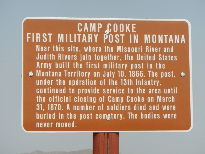Camp Cooke Marker image. Click for full size.