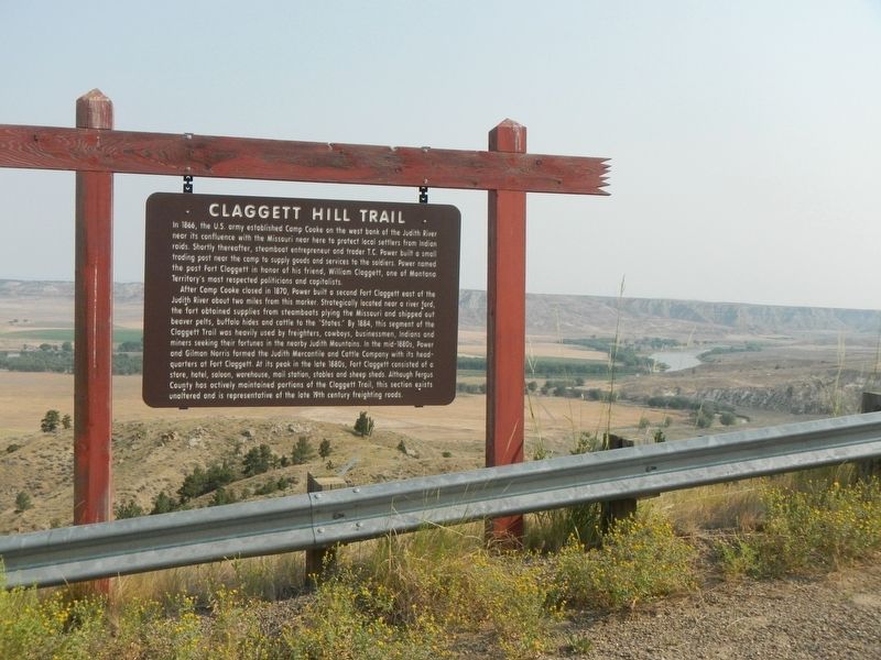 Claggett Hill Trail Marker image. Click for full size.