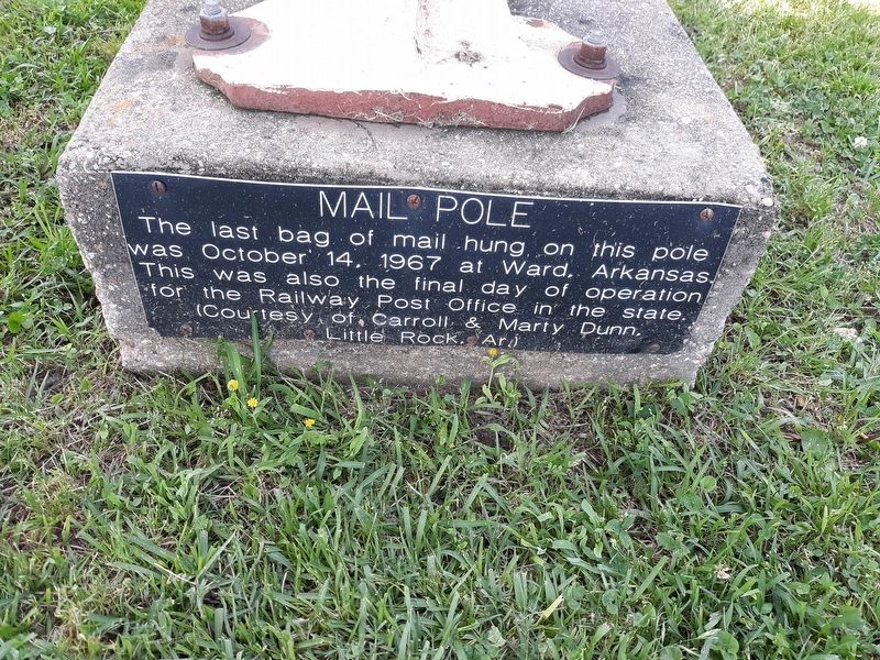 Mail Pole Marker. Click for full size. Mail Pole Marker image. Click for full size.