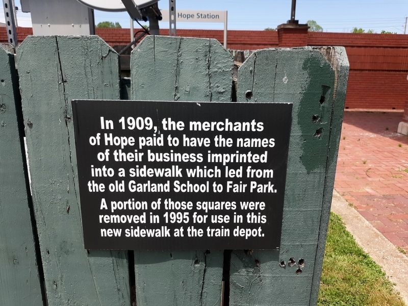 Merchants Of Hope Marker image. Click for full size.
