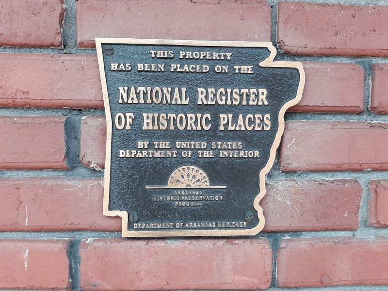 National Register of Historic Places plaque on the station image. Click for full size.