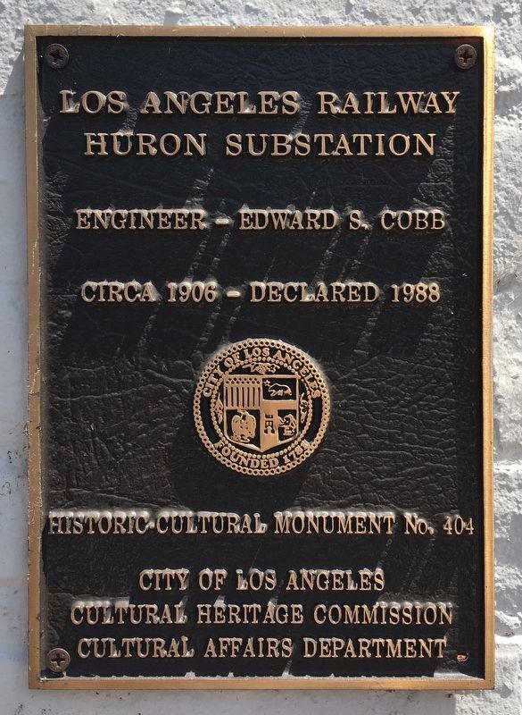 Huron Substation Marker image. Click for full size.