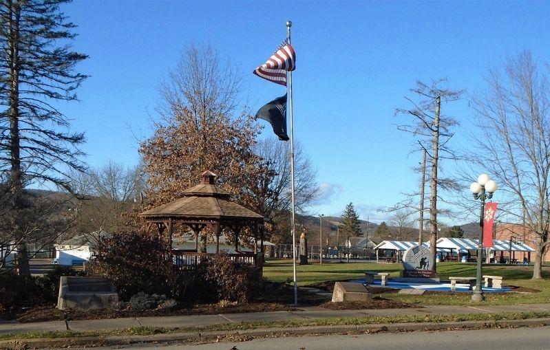 Veterans Memorial in Millville Town Park. Click for full size. Veterans Memorial in Millville Town Park image. Click for full size.