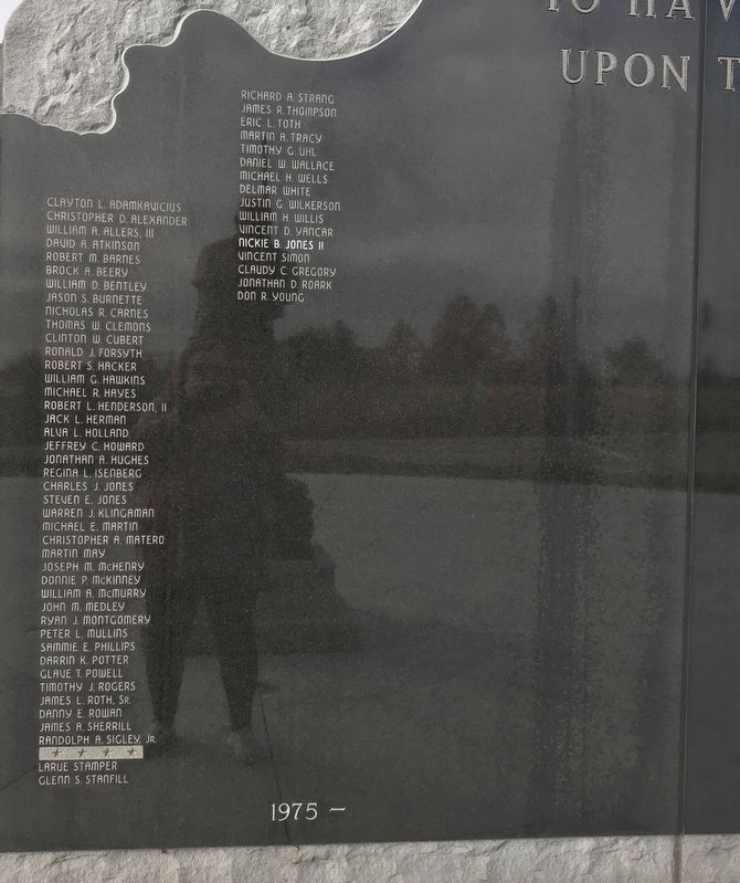 Kentucky National Guard Memorial Detail — 1975- image. Click for full size.