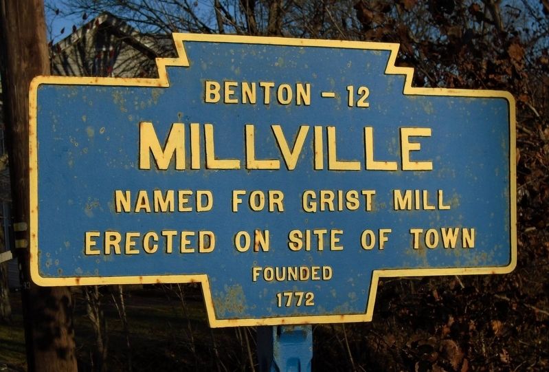 Millville Marker image. Click for full size.