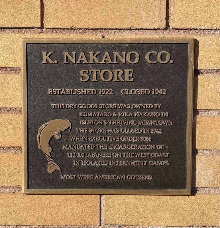 K. Nakano Co. Store Marker image. Click for full size.