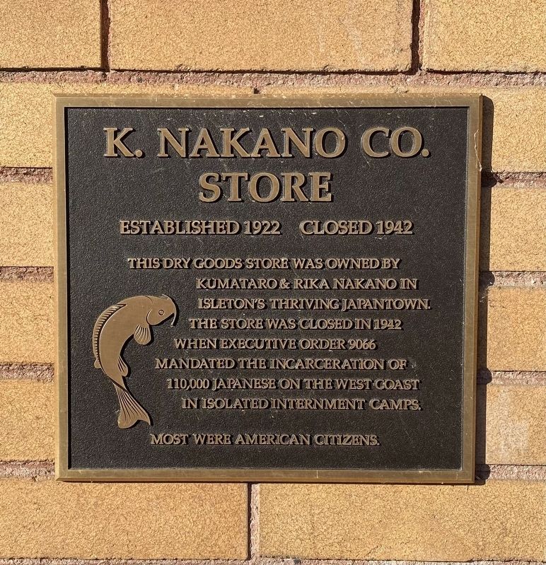 K. Nakano Co. Store Marker image. Click for full size.
