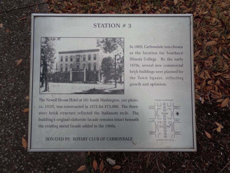Station #3 Marker. Click for full size. Station #3 Marker image. Click for full size.