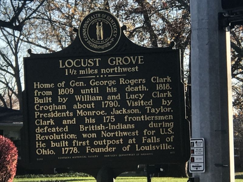 Locust Grove Marker. Click for full size. Locust Grove Marker image. Click for full size.