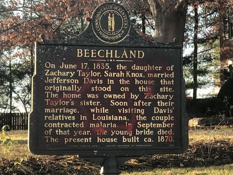 Beechland Marker image. Click for full size.