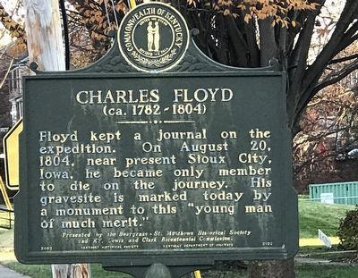 Charles Floyd Marker image. Click for full size.