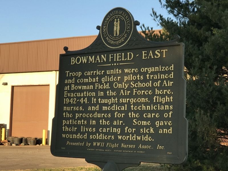 Bowman Field - East Marker (Side B) image. Click for full size.