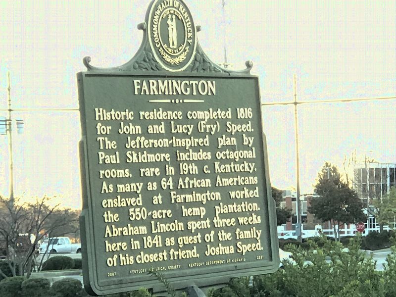 Farmington Marker (Side A). Click for full size. Farmington Marker (Side A) image. Click for full size.