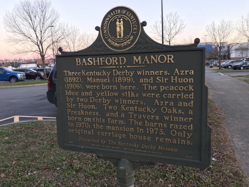 Bashford Manor Marker (Side B) image. Click for full size.