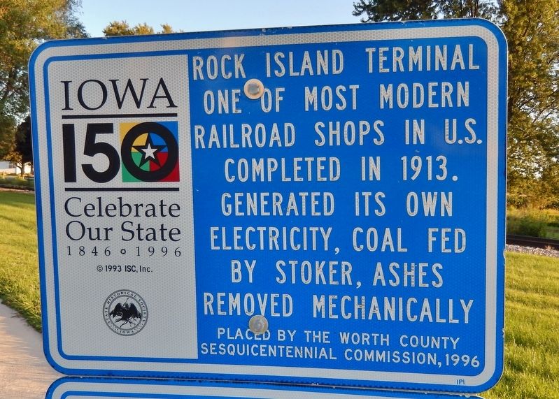 Rock Island Terminal Marker. Click for full size. Rock Island Terminal Marker image. Click for full size.