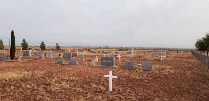 The cemetery is located next to the Union Methodist Church image. Click for full size.