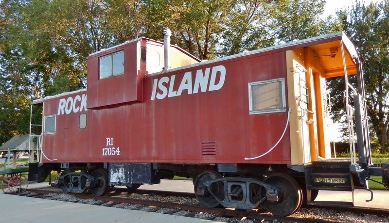 Rock Island Caboose #17054 image. Click for full size.