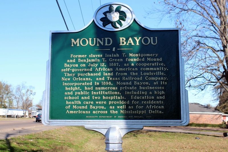 Mound Bayou Marker image. Click for full size.