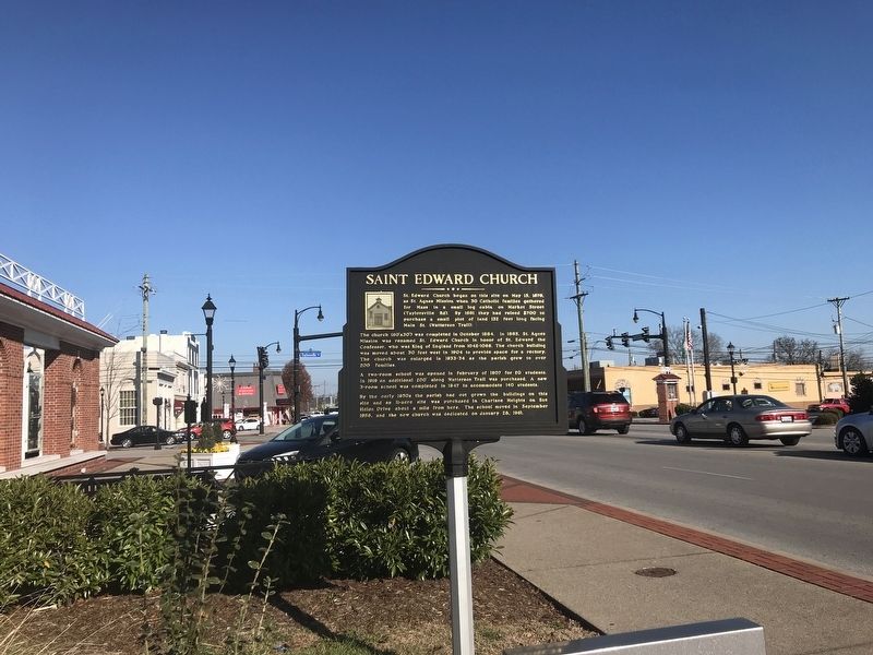 Saint Edward Church Marker image. Click for full size.