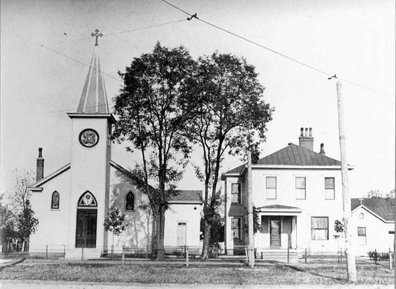 Saint Edward Church and School image. Click for full size.