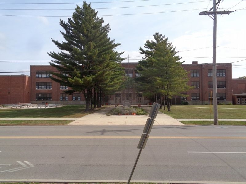 Reservoir Park and Lanphier High School Marker image. Click for full size.