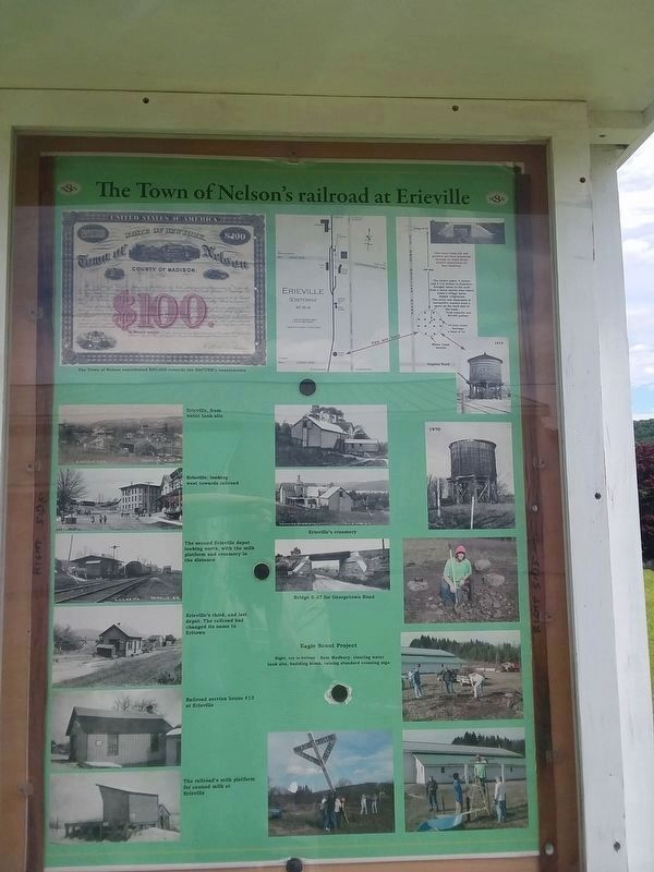 The Syracuse & Chenango Valley Railroad Marker image. Click for full size.