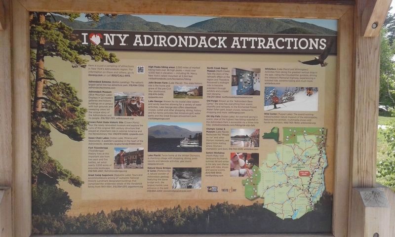 I ❤ NY Adirondack Attractions side of the marker image. Click for full size.