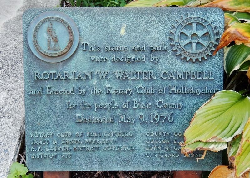 Rotary Club Dedication Plaque image. Click for full size.
