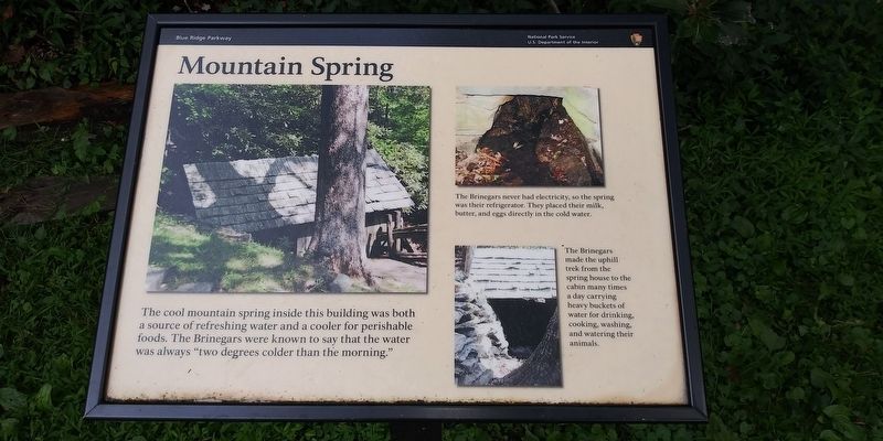 Mountain Spring Marker image. Click for full size.