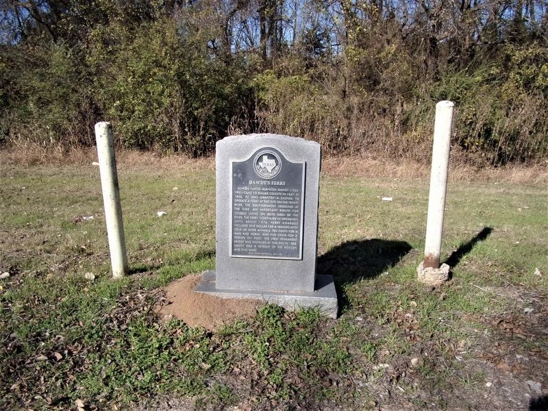 Dawdy's Ferry Marker. Click for full size. Dawdy's Ferry Marker image. Click for full size.