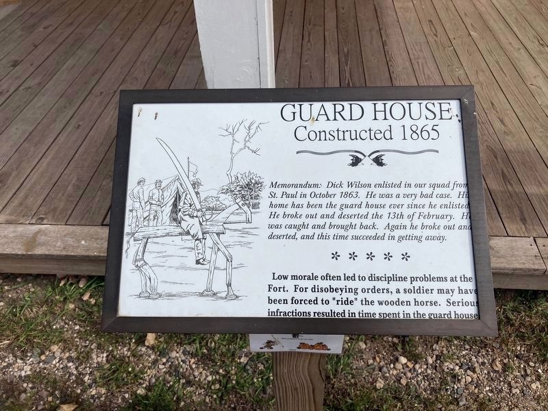 Guard House Marker (replacement marker) image. Click for full size.