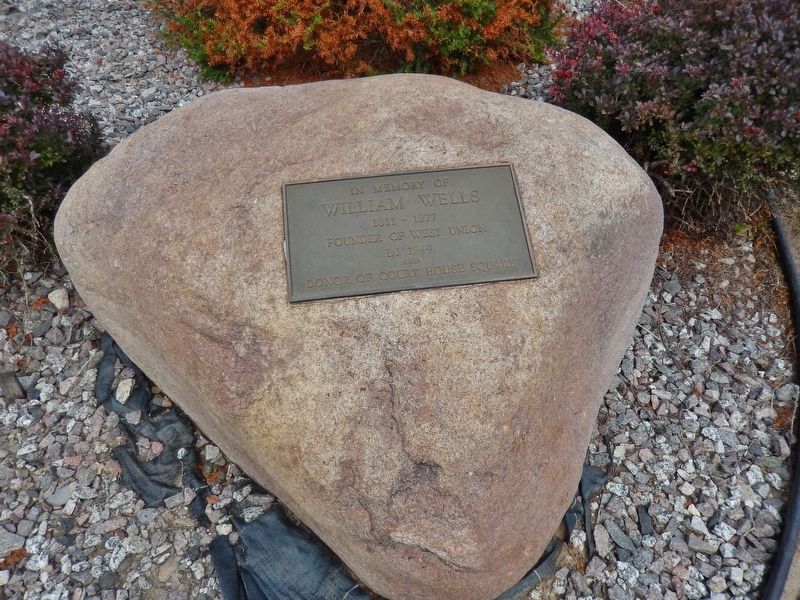 William Wells Marker. Click for full size. William Wells Marker image. Click for full size.