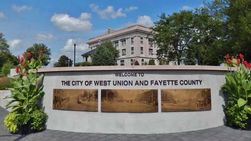Welcome to West Union and Fayette County image. Click for full size.